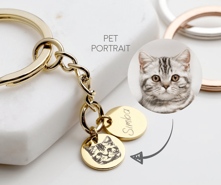 Mignon and Mignon personalised braslet with a photo of a cat