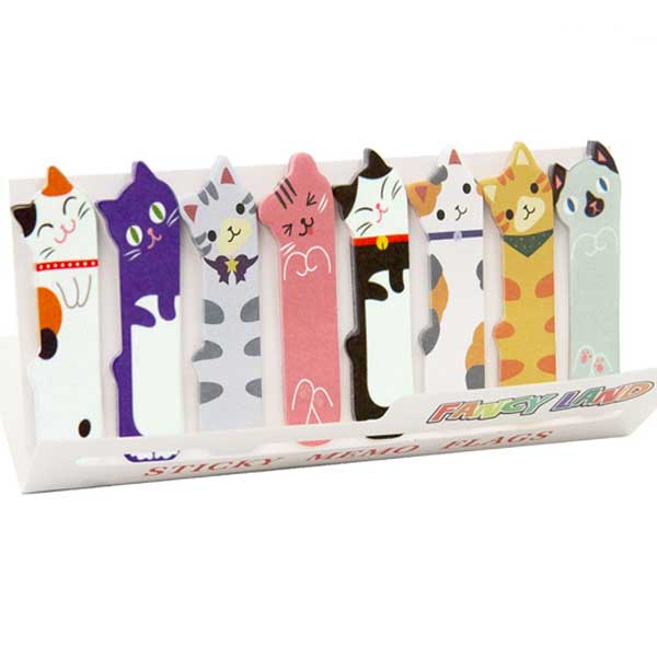 cute cat sticky notes for cat lovers