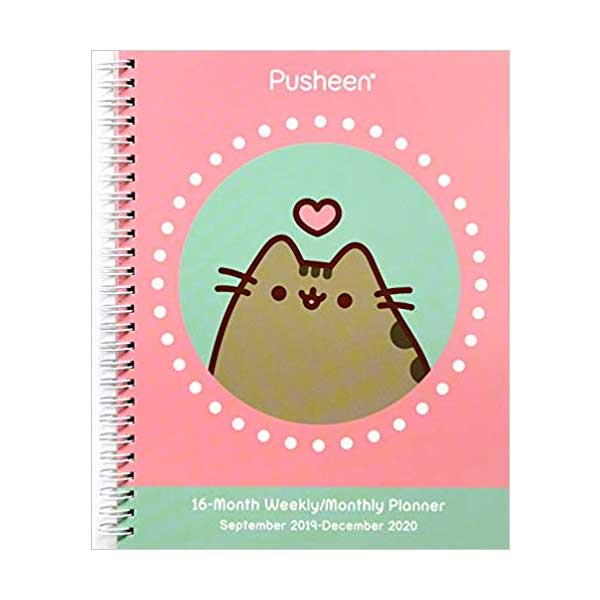Pusheen weekly and monthly calendar for at-addictred girls 