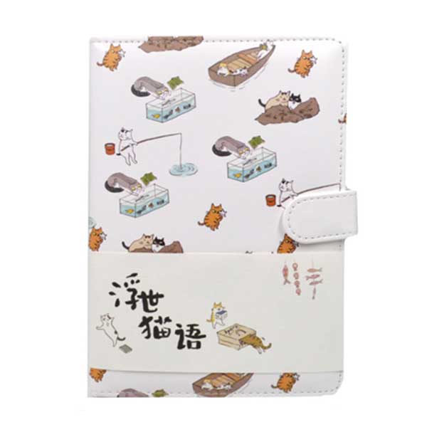 A student notebook for cute cats