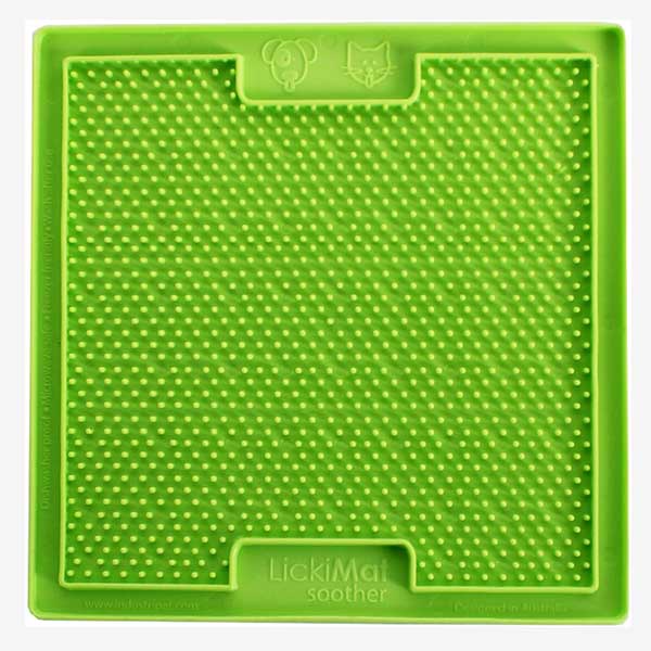 Hyper Pet IQ Busy Bowl Dog & Cat Lick Mat, Green