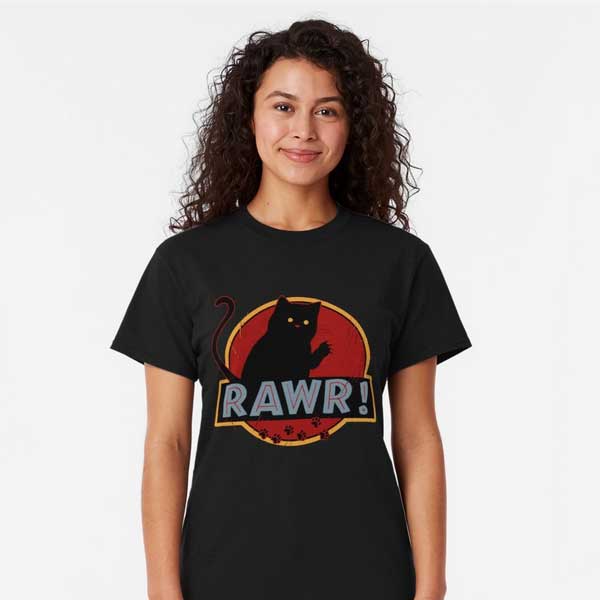 Rawr! Cat Classic T-Shirt