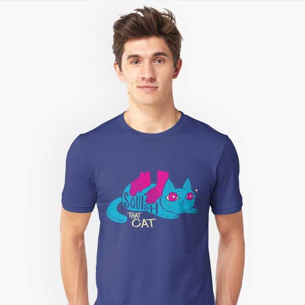 Squish that Cat Slim Fit T-Shirt