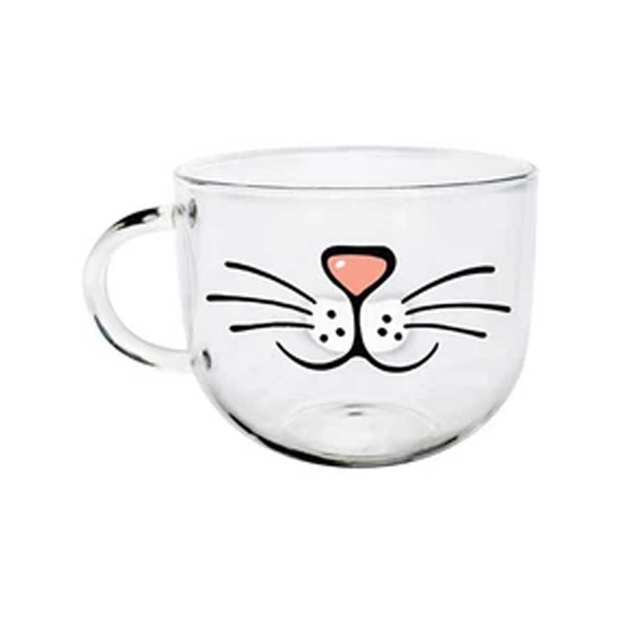 Cat face mug