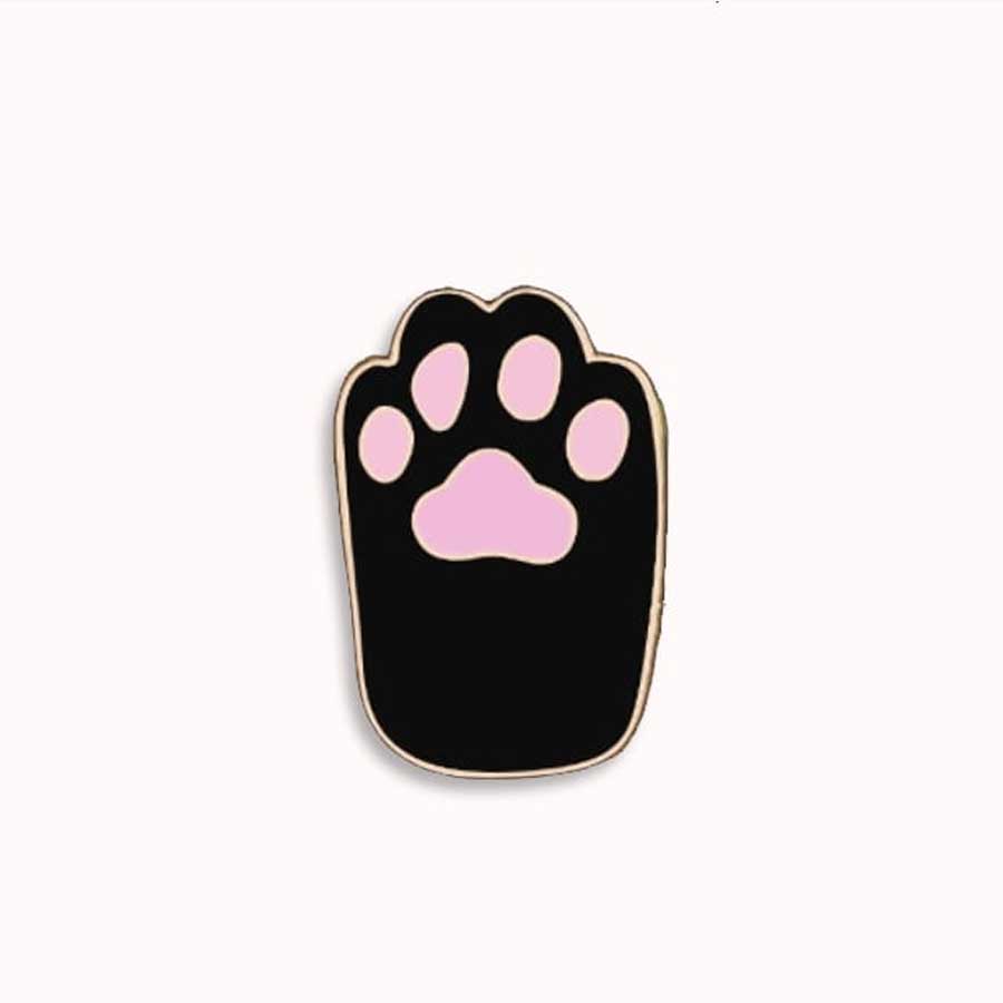 Kitten paw pin