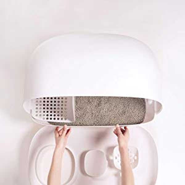 Removable litter tray of retro litter box by MS