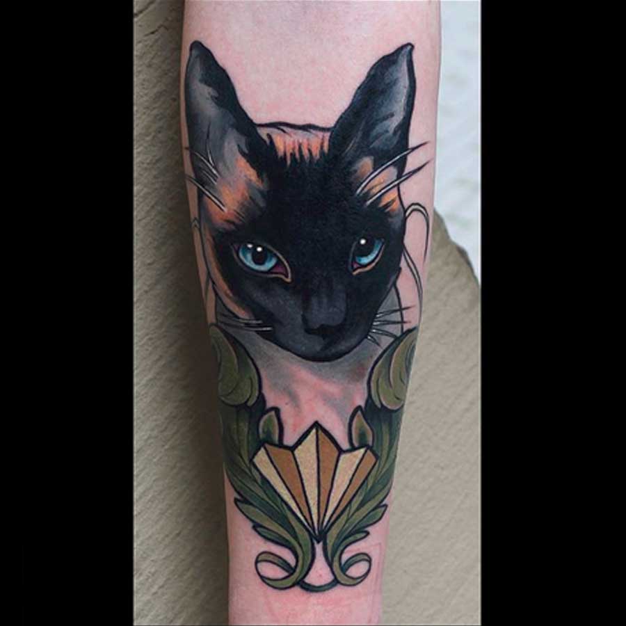 Cat Tattoo Designs  Ideas  Cloak  Dagger London