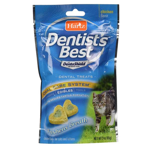 Hartz Dentists best dental treats for cats