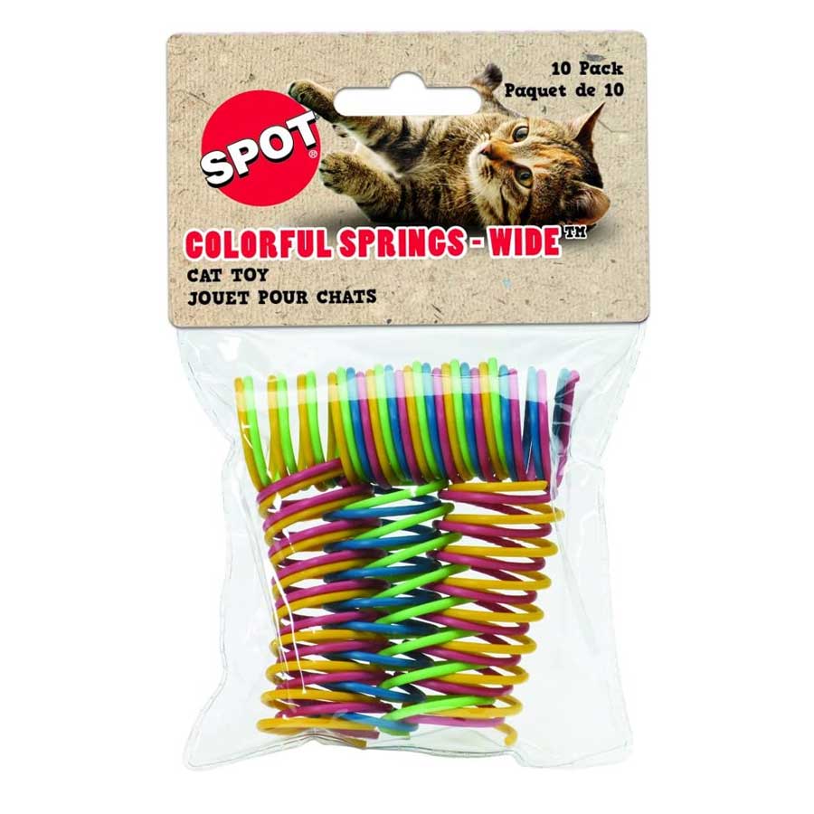 A photo of colorful spring roy for cats by Ethical Pets