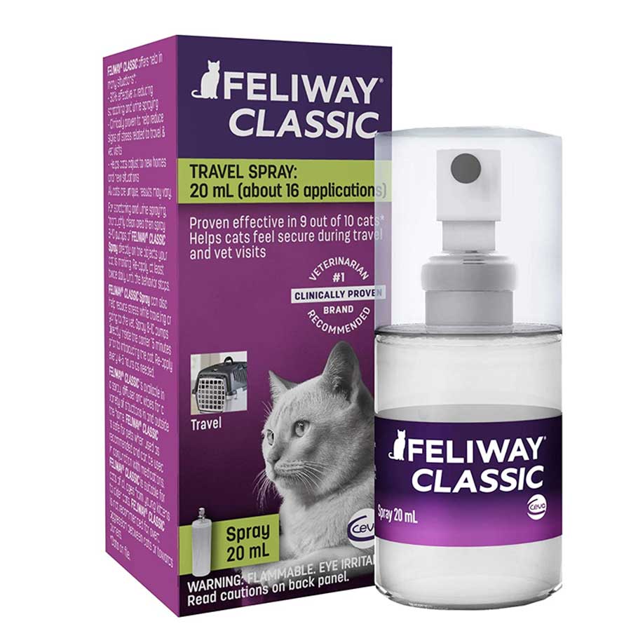 Feliway deffuser to calm down a cat in stressful situations 